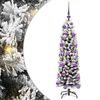 vidaXL Kunstkerstboom Groen 120 cm PVC en Staal en Kunststof
