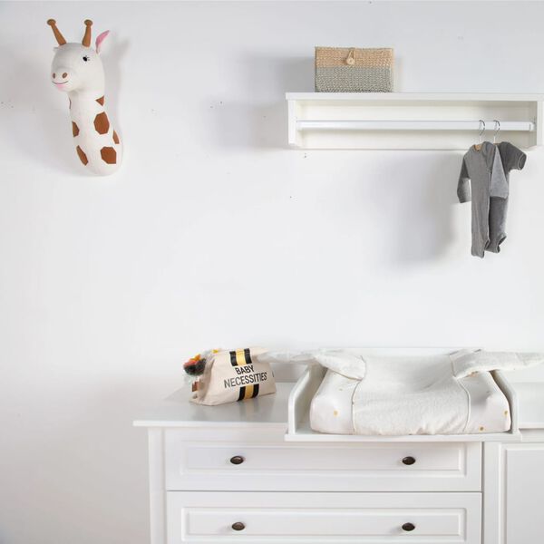 CHILDHOME Giraffenkop wanddecoratie vilt ecru