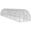 vidaXL Kippenren 2,5x12x2,25 m gegalvaniseerd staal