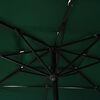 vidaXL Parasol 3-laags met aluminium paal 2,5x2,5 m groen