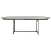 vidaXL Tuintafel (160-240)x100x75 cm massief acaciahout