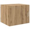 vidaXL Wandkast artisanaal eikenkleurig 50 x 42.5 x 40 cm Bewerkt hout