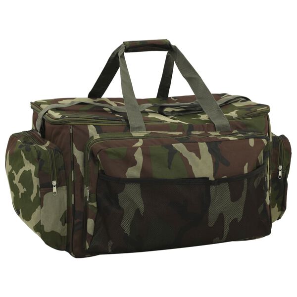 vidaXL Vistas waterdicht camouflage oxford stof groen