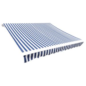 vidaXL Vervangingsdoek voor zonnescherm Antracietkleurig 235 x 195 cm