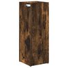 vidaXL Paraplu Standaard Gerookt eiken 20 x 20 x 55,5 cm Bewerkt hout