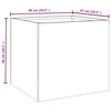 vidaXL Plantenbak 49x47x46 cm cortenstaal