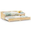vidaXL Slaapbank met onderschuifbed zonder matras IRUN 90x200 cm