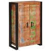 vidaXL Highboard met Deuren Bruin Massief Gerecycled Hout en Metaal