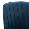 vidaXL Eetkamerstoelen draaibaar 6 st fluweel blauw