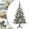 vidaXL Artificial Pre-lit Kerstboom met Ballenset Groen 120 cm