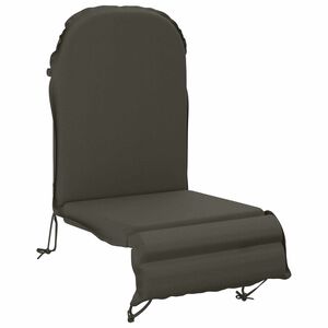 vidaXL Zon Loungerkussen GEMERT 100% Polyester Antraciet