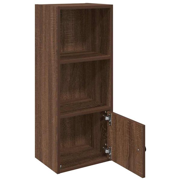 vidaXL Boekenkast 31x24x77 cm bewerkt hout bruin eikenkleurig