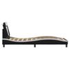 vidaXL Bedframe "Viana" met LED zonder matras zwart en wit 80x200 cm