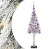 vidaXL Kerstboom met 150 LED met standaard Wit 120 cm PE en staal
