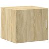vidaXL Opbergkast smal 45x42,5x225 cm bewerkt hout sonoma eikenkleurig