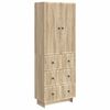 vidaXL Kastenset 2 st Bewerkt hout