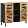 vidaXL Opslagkasten Naturel 90 x 33 x 75 cm Massief Mango Hout