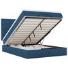 vidaXL Ottoman bed met matras 140x200cm stof blauw