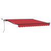 vidaXL Luifeldoek Rood 350 x 250 cm Polyester