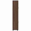 vidaXL Hoge kast FLORIN Bruin Eiken 60 x 35 x 182 cm Bewerkt hout