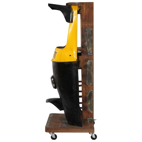 vidaXL Wijnkast tuktuk 100x60x172 cm massief gerecycled hout