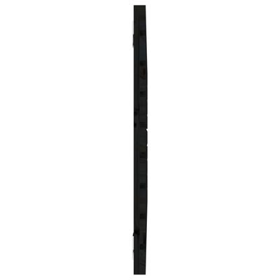 vidaXL Hoofdbord wandmontage 81x3x63 cm massief grenenhout zwart