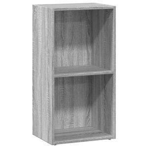 vidaXL Boekenkast 40x30x77 cm bewerkt hout grijs sonoma eikenkleurig