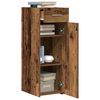 vidaXL Dressoir met lade Oudhout 30 x 42,5 x 93 cm