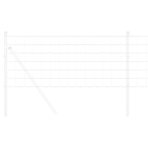 vidaXL Euro Hek 0,4 x 25 m PVC-gecoat ijzer