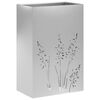 vidaXL Plantenbak zilver 50 x 30 x 75 cm Gegalvaniseerd staal