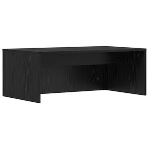 vidaXL Wandbureau Zwart Eiken Bewerkt hout 80 x 45 x 30 cm
