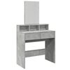 vidaXL Kaptafel met spiegel 80x41x144,5 cm betongrijs