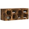 vidaXL TV-kast Gerookt eiken 100 x 35 x 40 cm Bewerkt hout