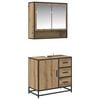vidaXL Badkamermeubelset 2 st Artisan Eiken 65 x 33 x 60 cm