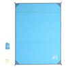 vidaXL Picknickkleed met haringen 205x155 cm blauw