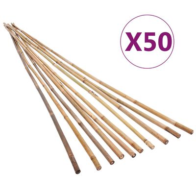 vidaXL Tuinstokken 50 st 150 cm bamboe