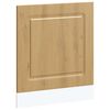 vidaXL Vaatwaspaneel Kalmar 60x1,5x57 cm bewerkt hout artisanaal eiken