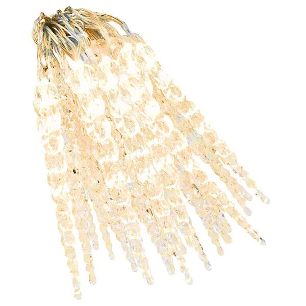 vidaXL Kerstverlichting ijspegel met 40 LED's acryl warmwit