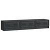 vidaXL TV-kast met lade Zwart 147 x 34,5 x 27 cm Bewerkt hout