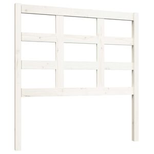 vidaXL Hoofdbord 95,5x4x100 cm massief grenenhout wit