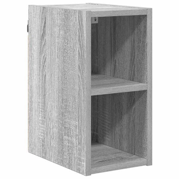 vidaXL Hangkast met opslag Grijs Sonoma 20 x 29,5 x 40 cm Bewerkt hout