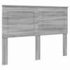 vidaXL Hoofdbord Grijze Sonoma 100 cm Geconstrueerd hout