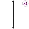 vidaXL Handvatten 5 st 480 mm roestvrij staal zwart