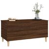 vidaXL Salontafel 90x44,5x45 cm bewerkt hout bruin eikenkleur