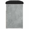 vidaXL Schoenenbank 82x32x45,5 cm bewerkt hout betongrijs
