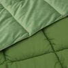 vidaXL Zomer Dekbed Gekwilt Groen 200 x 240 cm Microfiber
