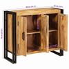 vidaXL Dressoir Bruin 80 x 33 x 70 cm massief mangohout