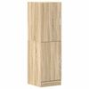 vidaXL Keukenkast 38x41,5x131,5 cm bewerkt hout sonoma eikenkleurig