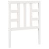 vidaXL Hoofdbord 81x4x100 cm massief grenenhout wit