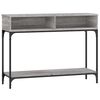 vidaXL Wandtafel 100x30,5x75 cm bewerkt hout grijs sonoma eikenkleurig